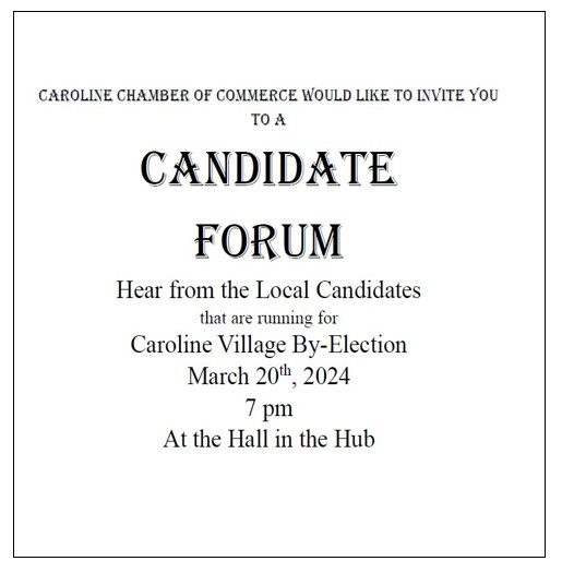 Candidate Forum - Chamber 2